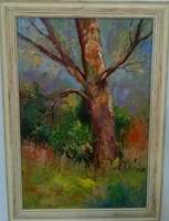 The-Big-Tree-Oil-Pallet-Knife-w-Frame-24x36-$495