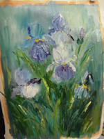 Iris-Family-Oil-16x20-$225