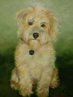 Doggy-14x18-Oil-SOLD
