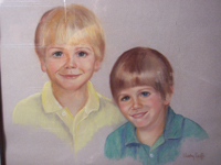 Brothers-20x24-Pastel-Not-For-Sale